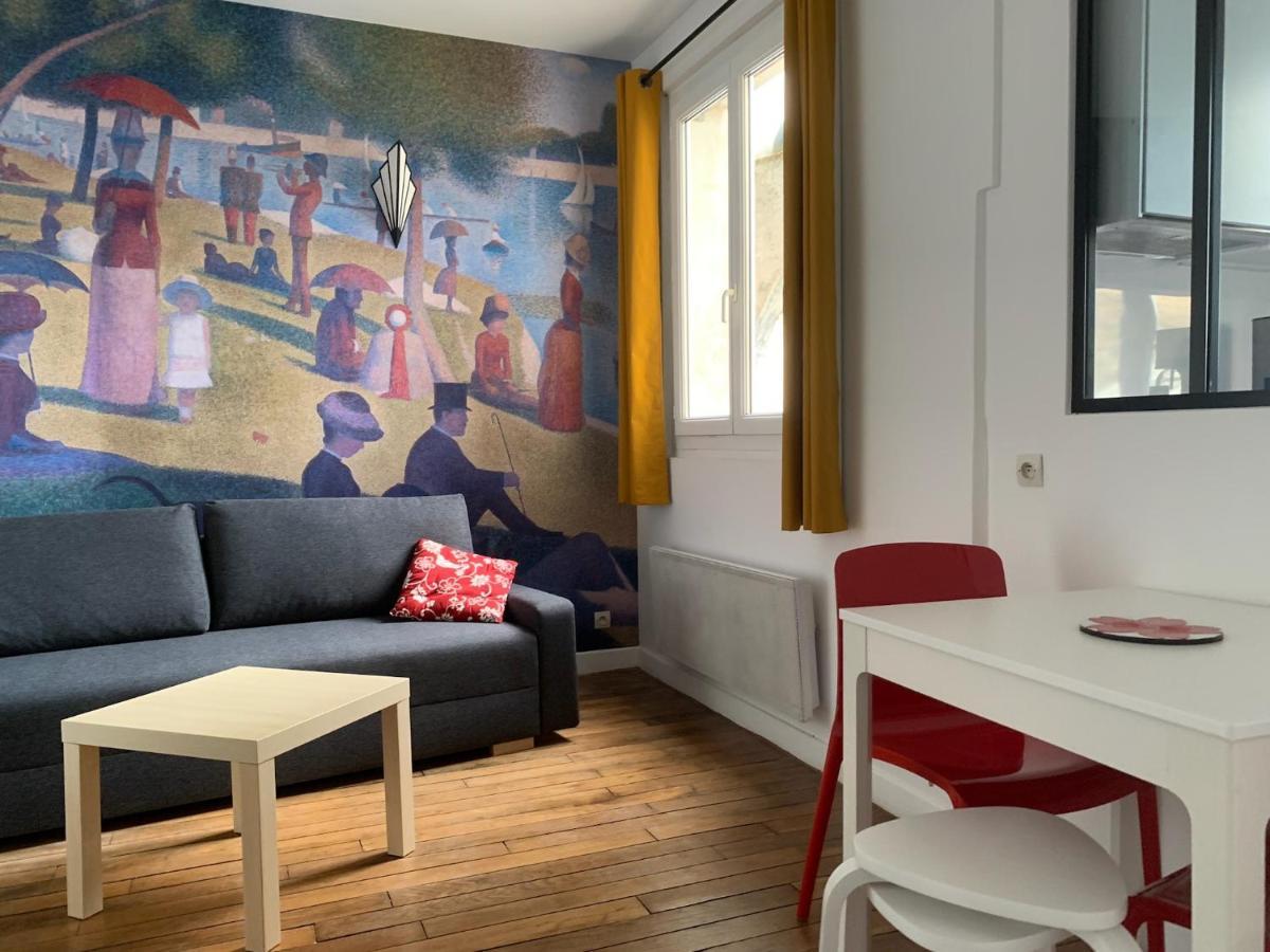 Studio Perfect For 2 Adults And 1 Kid, And Up To 2 Kids - Jourdain 20E, 25Mn To Louvre Via Line M11 Paris Ngoại thất bức ảnh
